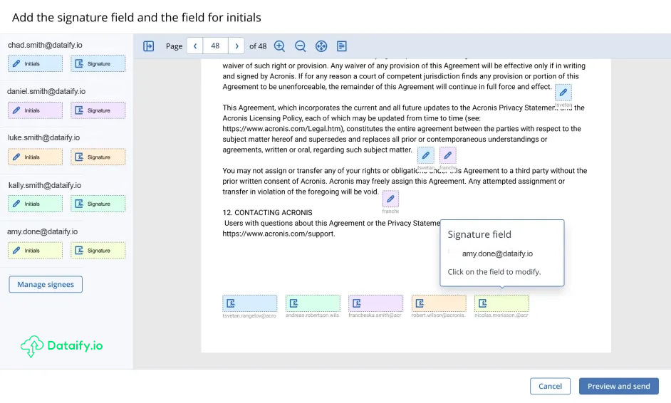 Dataify.io - Document Workflows